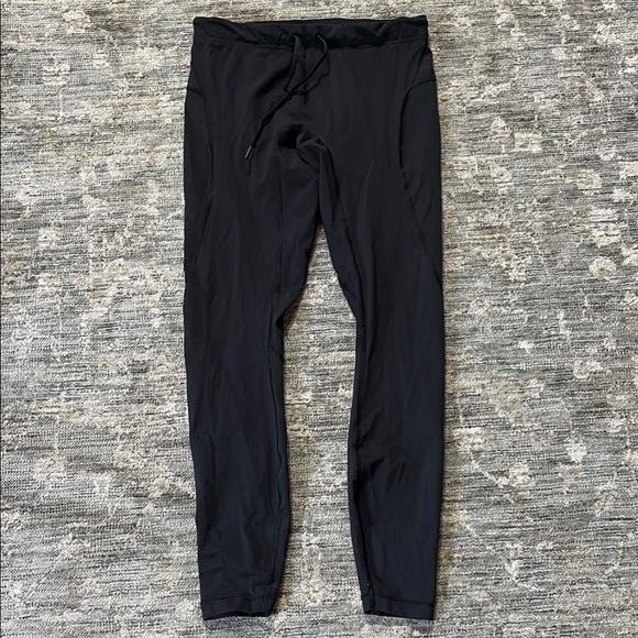 Lululemon Black Pants - size small - great condition - drawstring waist - Picture 1 of 7